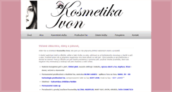 Desktop Screenshot of kosmetika-ivon.cz